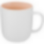 Кружка Velour 400мл внутри кремовая глазурь 