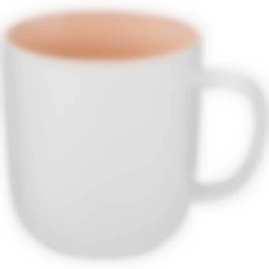 Кружка Velour 400мл внутри кремовая глазурь 