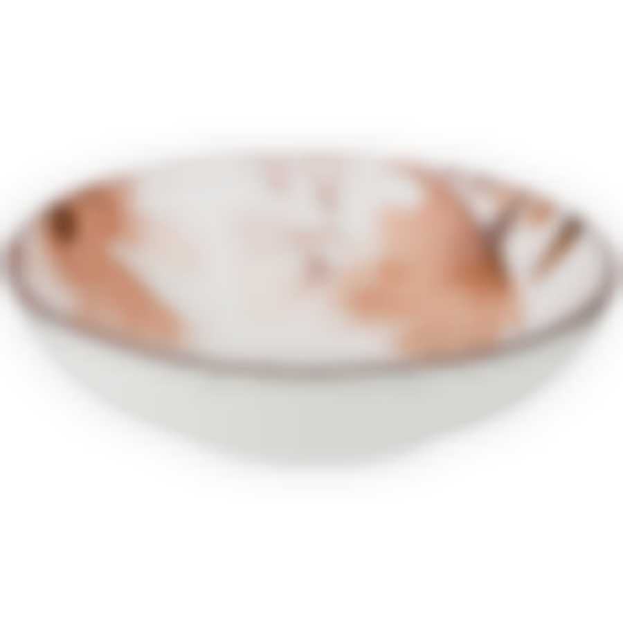 Салатник Aquarelle 20 см коричневый