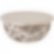 Миска agness эмалированная с пластиковой крышкой, серия royal garden 24 х 10,5 см/ 2,8л