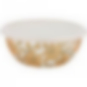 Миска agness эмалированная с пластик.крышкой, серия ренессанс 20х9см, 1,7л