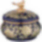 Сахарница agness с крышкой, серия ренессанс 0,85л диа.14 см, высота14 см