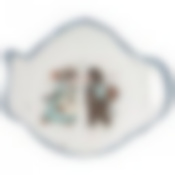 Подставка под чайный пакетик Муу. ля мур 11*10 см. высота=2 см. 