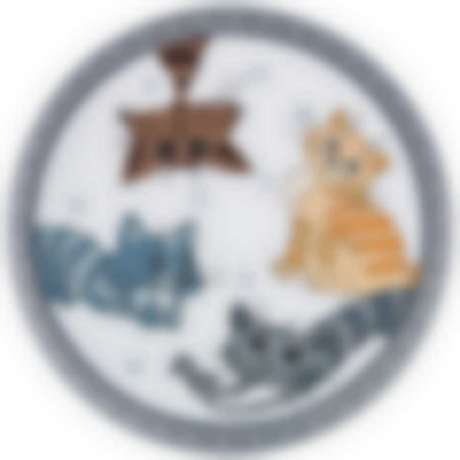 Поднос сервировочный agness Озорные коты 33*2,1 см