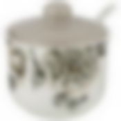 Сахарница с ложкой Вдохновение 10*10 см. высота=9,5 см. / 300 мл. 