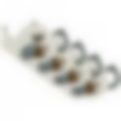 Набор из 4-х подставок под чайный пакетик коллекция Озорные коты 11*7*1.5 см 