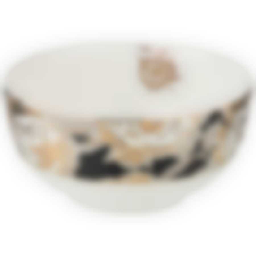 Салатник Golden rose 14см, черный 