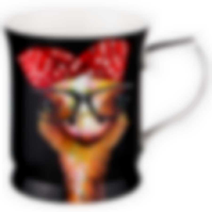 Кружка Страус 420 мл черный 