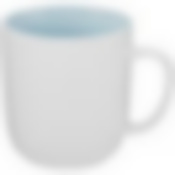 Кружка Velour 400мл внутри голубая глазурь 