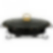 Мармит со стекл.крышкой на метал.подставке овальный Fantasy 2,3л 40*26*11,5см, черный 