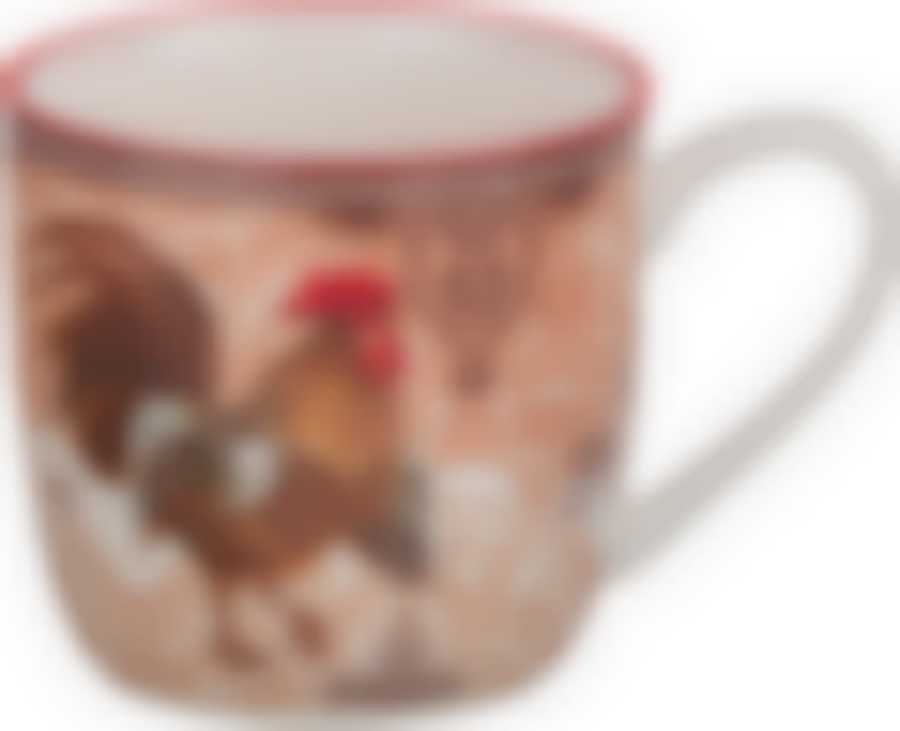 Кружка Петух 300 мл.высота=8 см.