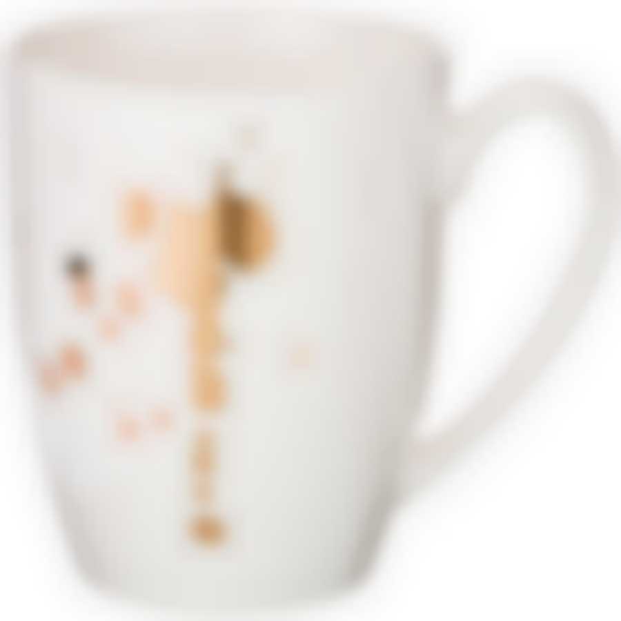 Кружка Motion 380 мл золотая 