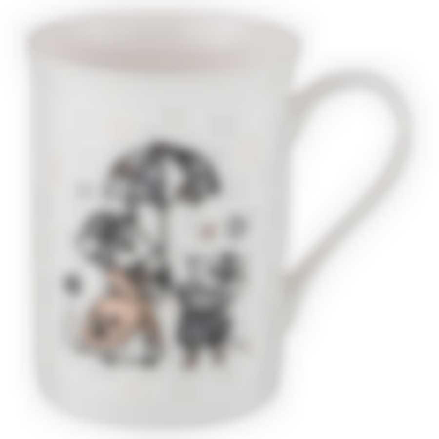 Кружка Ля мур. мышки 250 мл. 10*7*10 см. 