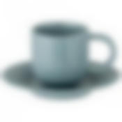 Кофейный набор на 1пер. 2пр. Majesty 90мл голубой 