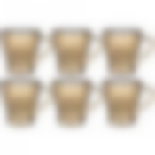 Набор 6 кружек 250 мл Золотой либерти 