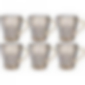 Набор 6 кружек 250 мл Либерти 