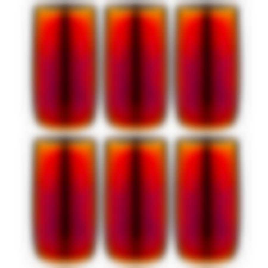 Набор 6 стаканов 330 мл Королевская фуксия 