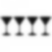 Набор фужеров из 4 шт. Timeless черный оникс 230 мл