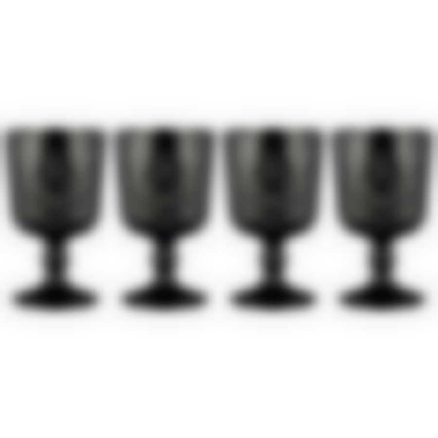 Набор фужеров из 4 шт. Timeless черный оникс 320 мл
