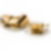 Кофейный набор Leopard на 4пер. 8пр. 90мл, золотой 