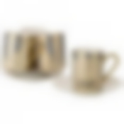 Кофейный набор Horse на 4пер. 8пр. 90мл, золотой 