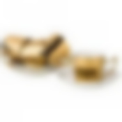 Кофейный набор Tiger на 4пер. 8пр. 90мл, золотой 