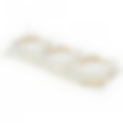 Набор розеток из 3 шт. на подстановочном блюде 