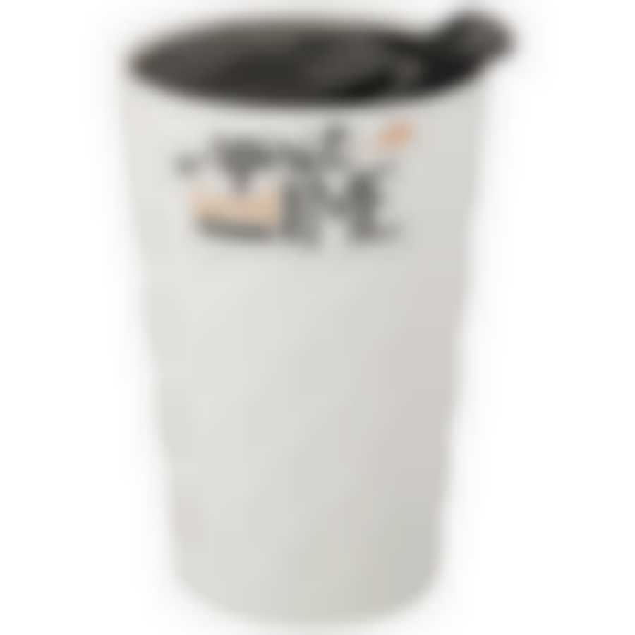 Кружка с двойными стенками и пластиковой крышкой Кофемания 300 мл 