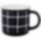 Кружка lefard Break time 400мл черная клетка 