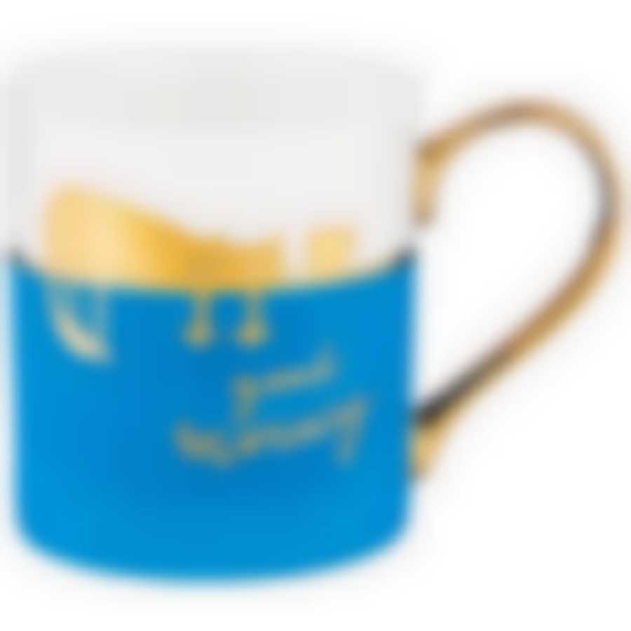 Кружка lefard Break time 370мл доброе утро синяя 