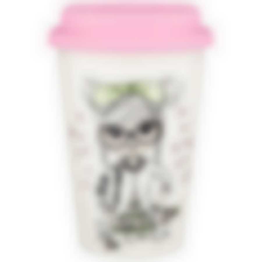 Кружка с силиконовой крышкой lefard Fashion princess 400мл 