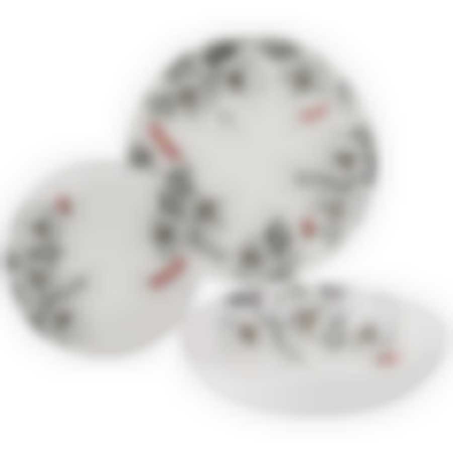 Набор обеденный lefard Райские яблочки 12 предметов 