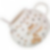 Солонка фарфоровая с ложкой Веселые друзья в=10см д=5см 