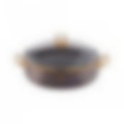 Сотейник agness эмалированный со стекл. крышкой и антипригар. Мраморным покрытием, 26см / 3,5л