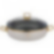 Сотейник agness эмалированный со стекл. крышкой и антипригар. Мраморным покрытием, 28см / 4,5л