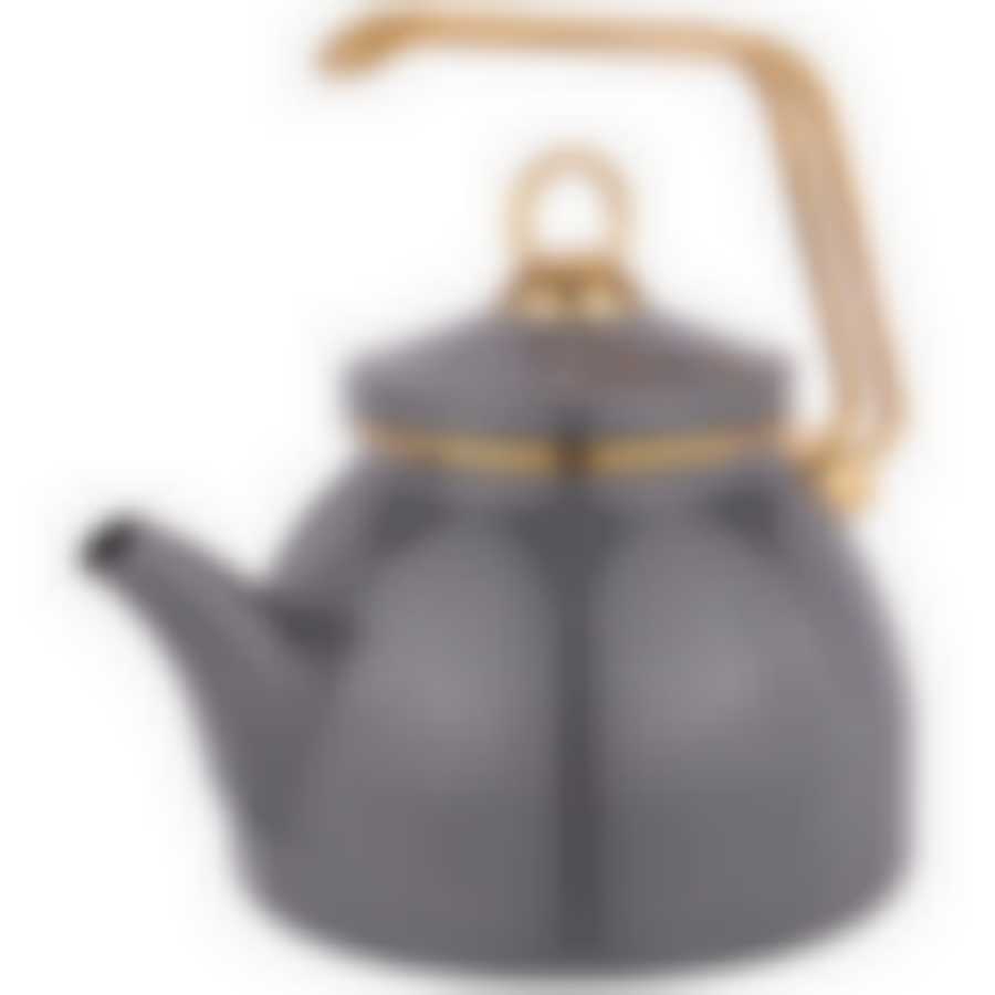 Чайник agness эмалированный, серия deluxe, 2,3л, подходит для индукции