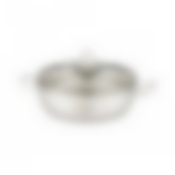 Сотейник agness professional 24x06 2,7 л. высококачественная нерж сталь 18/10 индукционное дно