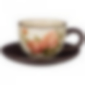 Чайный набор на 1 персону Корейская роза 15*15 см. высота=7 см. / 220 мл. 