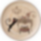 Тарелка Парижские коты 21*21 см. высота=2,5 см. 