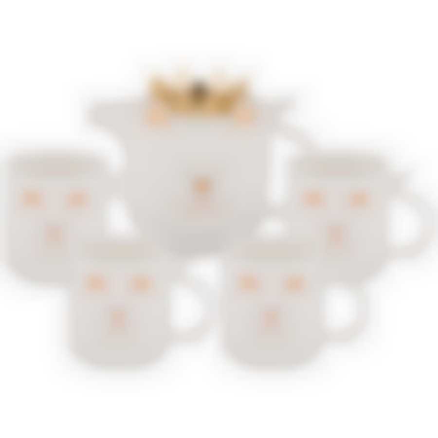 Чайный набор Break time на 4пер. 5пр.: 880мл/230мл 