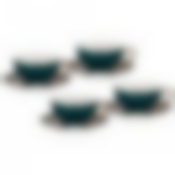 Чайный набор lefard на 4 персоны 8 пр. 220 мл зеленый 