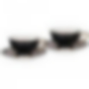 Чайный набор lefard на 2 персоны 4 пр. 220 мл черный 