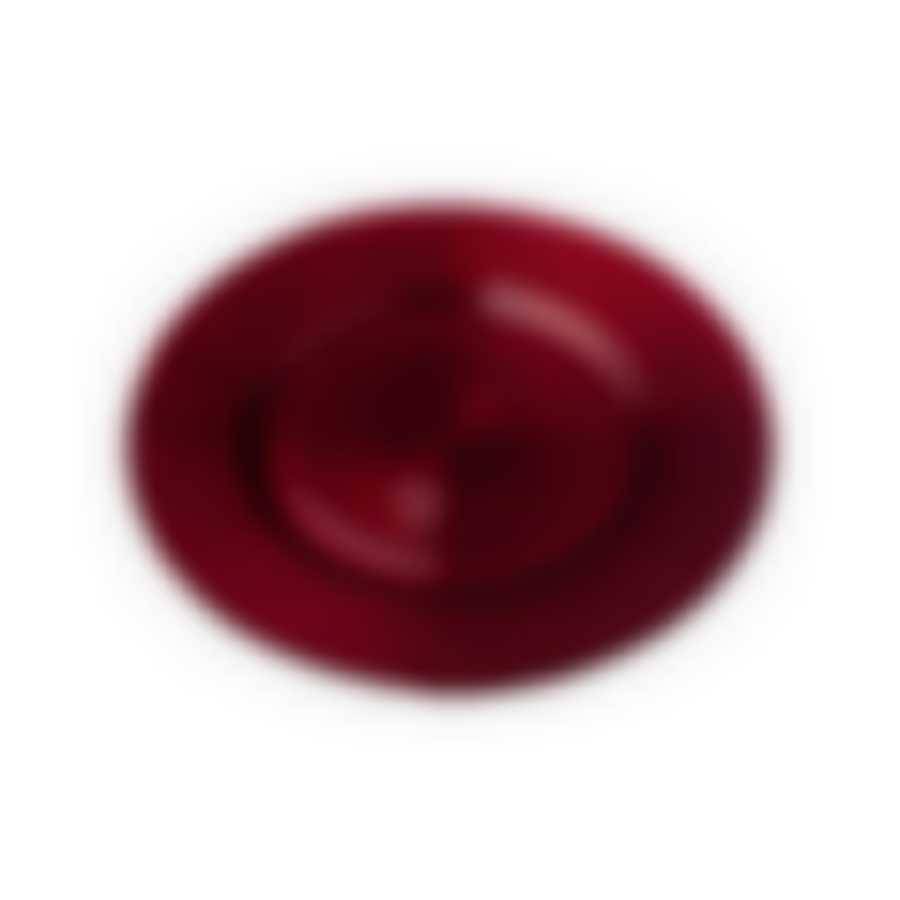 Тарелка Miracle red shiny 21см без упаковки 
