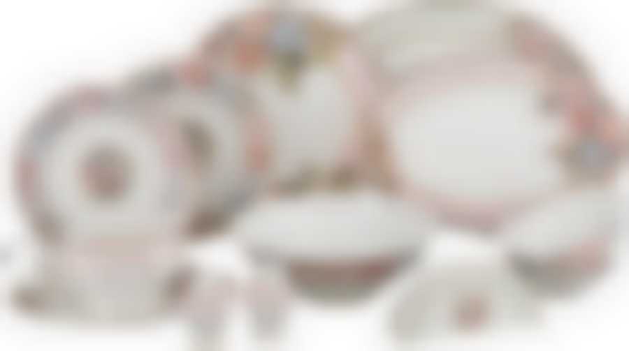 Столовый сервиз на 6 персон Пудровый шлейф 28 пр. 