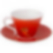 Чайный набор Кошка на 1пер. 2пр. 200мл охра желтые кристаллы 