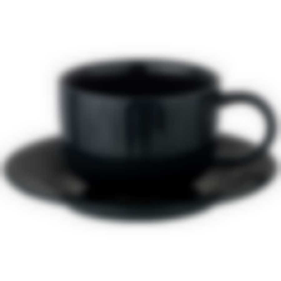 Чайный набор на 1пер. 2пр. Majesty 220мл синий 