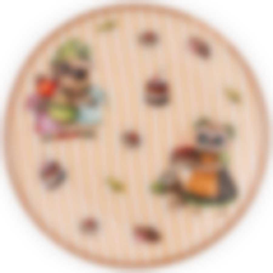 Тарелка закусочная Совушки 20,5см 