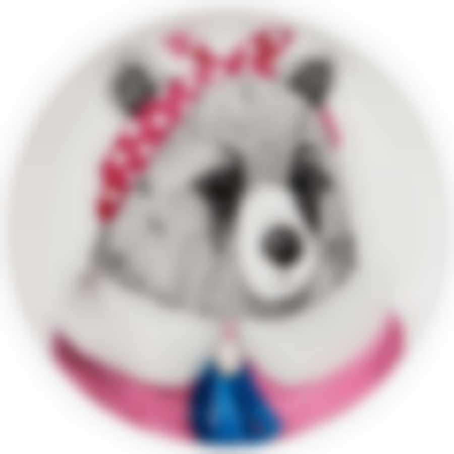 Тарелка закусочная Fashion animals медведица, 19см 