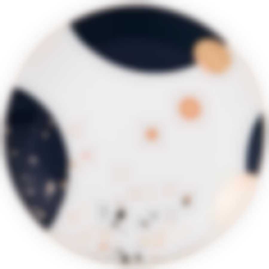 Тарелка закусочная Motion 20,5 см синяя 