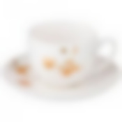 Чайный набор на 1 персону Motion 2 пр. 220 мл золотой 